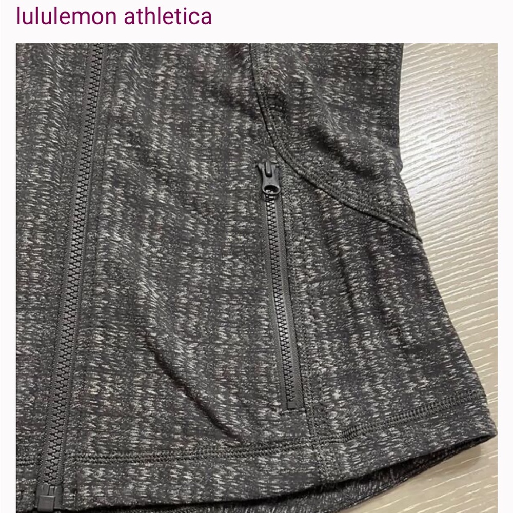 Lululemon Athletica Gray Textured Jacket - Picture 2 of 5